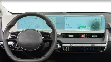 Protector de vidrio templado Pixsel en el monitor HYUNDAI IONIQ 5 - 28.2“ 2021 - 2024