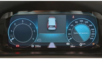 Protector de vidrio templado Pixsel en el panel de instrumentos VOLKSWAGEN CADDY - 10“ 2021 -