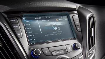 Protector de vidrio templado Pixsel en el monitor HYUNDAI VELOSTER - 6.9“ 2011 - 2018