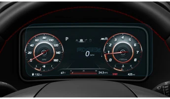 Protector de vidrio templado Pixsel en el panel de instrumentos HYUNDAI KONA - 10.7“ 2021 - 2023