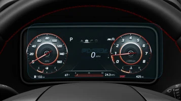Protector de vidrio templado Pixsel en el panel de instrumentos HYUNDAI KONA - 10.7“ 2021 - 2023