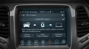 Protector de vidrio templado Pixsel en el monitor JEEP COMPASS - 8.1“ 2017 - 2021