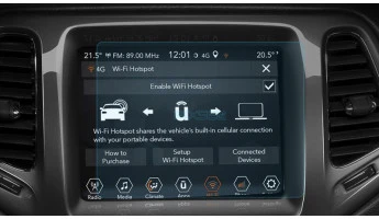 Protector de vidrio templado Pixsel en el monitor JEEP COMPASS - 8.1“ 2017 - 2021