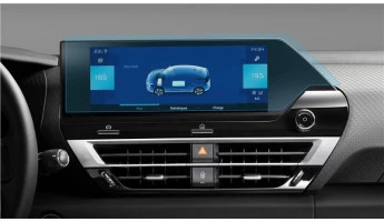 Protector de vidrio templado Pixsel en el monitor CITROEN C4 - 15.3“ 2020 - 2024