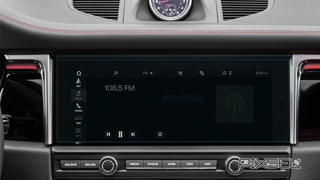 Protector de vidrio templado Pixsel en el monitor PORSCHE MACAN - 12.7“ 2019 -