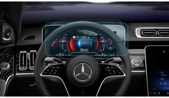Protector de vidrio templado Pixsel en el panel de instrumentos MERCEDES BENZ S-CLASS - 15.5“ 2020 -