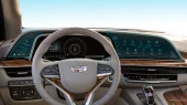 Protector de vidrio templado Pixsel en el monitor CADILLAC ESCALADE - 26.3“ 2020 - 2024