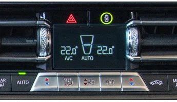 Protector de vidrio templado Pixsel para el control del clima BMW 2 / M2 - 2.9“ 2021 - 2022 (G42, F87, F44)