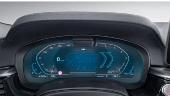 Protector de vidrio templado Pixsel para el panel de instrumentos con cámara BMW 5 / M5 - 14.3“ 2020 - 2023 (G30, G31, G38, F90)