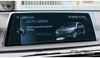Protector de vidrio templado Pixsel en el monitor BMW 7 - 13.1“ 2019 - 2022 (G11, G12)