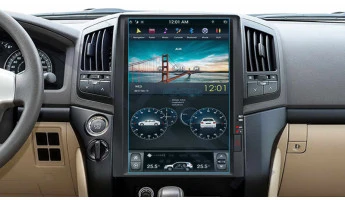 Protector de vidrio templado Pixsel en el monitor TOYOTA LAND CRUISER 200 - 15.4“ 2017 - 2021