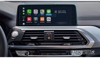 Protector de vidrio templado Pixsel en el monitor BMW X3 - 12“ 2018 - 2021 (G01)