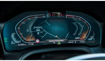 Protector de vidrio templado Pixsel para el panel de instrumentos con cámara BMW 3 / M3 - 14“ 2019 - 2022 (G20, G21, G80)