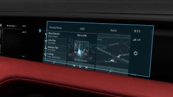 Protector de vidrio templado Pixsel para el monitor del pasajero PORSCHE TAYCAN - 12.3“ 2020 -