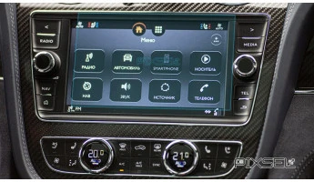 Protector de vidrio templado Pixsel en el monitor BENTLEY BENTAYGA - 7.9“ 2016 - 2020
