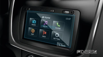 Protector de vidrio templado Pixsel en el monitor RENAULT DOKKER - 6.9“ 2012 - 2021