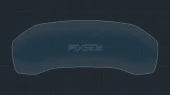 Protector de vidrio templado Pixsel en el panel de instrumentos BMW 8 / M8 - 14“ 2018 - (G14, G15, G16 / F91, F92, F93)