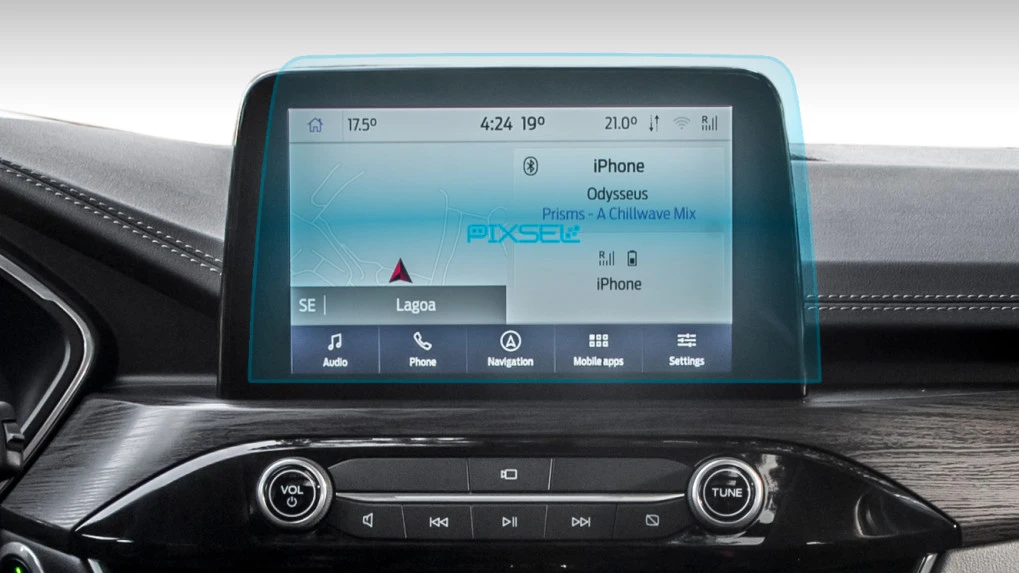 Protector de vidrio templado Pixsel en el monitor FORD KUGA - 10.2“ 2020 - 2024