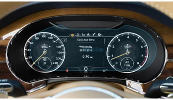 Protector de vidrio templado Pixsel en el panel de instrumentos BENTLEY CONTINENTAL GT - 12“ 2018 - 2024