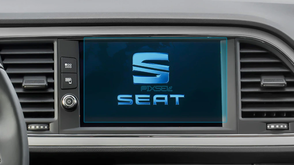 Protector de vidrio templado Pixsel en el monitor SEAT LEON - 7.9“ 2017 - 2020