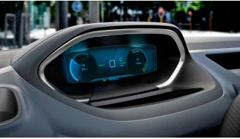 Protector de vidrio templado Pixsel en el panel de instrumentos PEUGEOT RIFTER - 10“ 2024 -