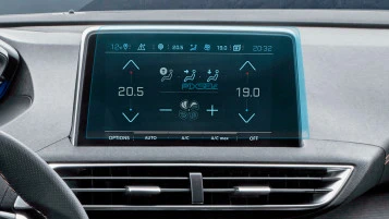Protector de vidrio templado Pixsel en el monitor PEUGEOT 3008 - 10.2“ 2016 - 2020