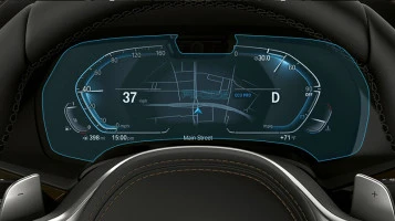 Protector de vidrio templado Pixsel para el panel de instrumentos con cámara BMW X6 - 14.2“ 2019 - 2022 (G06)