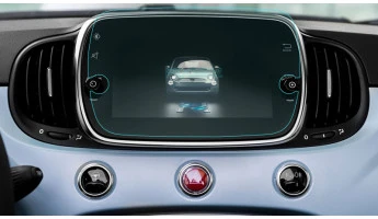 Protector de vidrio templado Pixsel en el monitor FIAT 500 - 9.6“ 2017 - (312)