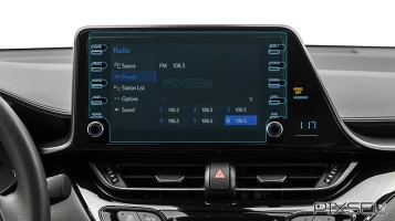 Protector de vidrio templado Pixsel en el monitor TOYOTA C-HR - 10.3“ 2019 - 2024