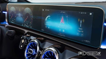 Protector de vidrio templado Pixsel en el panel de instrumentos MERCEDES BENZ GLB-CLASS - 24.7“ 2019 -