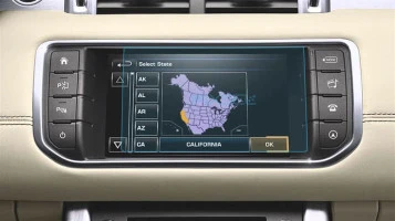Protector de vidrio templado Pixsel en el monitor LAND ROVER RANGE ROVER EVOQUE - 7.6“ 2011 - 2015