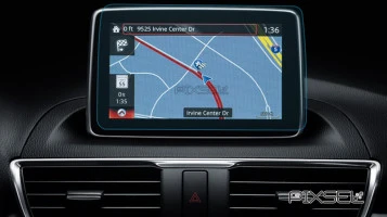 Protector de vidrio templado Pixsel en el monitor MAZDA 3 - 8.4“ 2013 - 2015