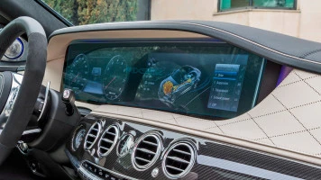 Защитное стекло Pixsel на приборную панель MERCEDES BENZ S-CLASS - 28.5“ 2017 - 2020