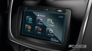 Protector de vidrio templado Pixsel en el monitor RENAULT SANDERO - 6.9“ 2012 - 2020