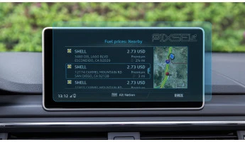 Protector de vidrio templado Pixsel en el monitor AUDI A4 / S4 / RS4 - 9.7“ 2015 - 2018