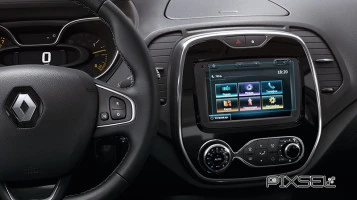Protector de vidrio templado Pixsel en el monitor RENAULT CAPTUR - 6.9“ 2016 - 2019