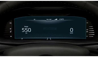 Protector de vidrio templado Pixsel en el panel de instrumentos SKODA KODIAQ - 9.9“ 2017 - 2024