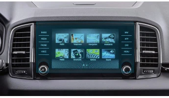 Protector de vidrio templado Pixsel en el monitor SKODA KAROQ - 11.2“ 2017 - 2021