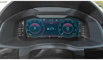 Protector de vidrio templado Pixsel en el panel de instrumentos SKODA KAROQ - 9.9“ 2022 -