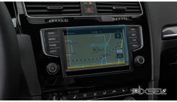 Protector de vidrio templado Pixsel en el monitor VOLKSWAGEN GOLF - 6.3“ 2013 - 2017