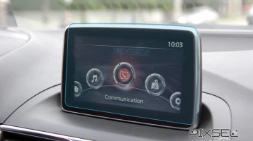 Protector de vidrio templado Pixsel en el monitor MAZDA 3 - 8.4“ 2016 - 2018