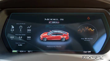 Protector de vidrio templado Pixsel en el panel de instrumentos TESLA MODEL X - 11.8“ 2015 -