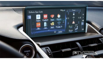 Protector de vidrio templado Pixsel en el monitor LEXUS NX - 11.3“ 2018 - 2021