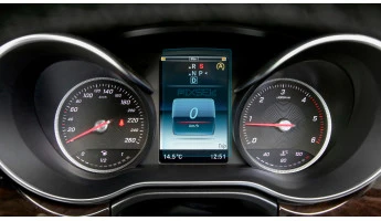 Protector de vidrio templado Pixsel en el panel de instrumentos MERCEDES BENZ V-CLASS - 5.5“ 2014 - 2023
