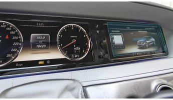 Protector de vidrio templado Pixsel en el monitor MERCEDES BENZ S-CLASS - 12.1“ 2013 - 2017