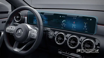 Protector de vidrio templado Pixsel en el panel de instrumentos MERCEDES BENZ GLA-CLASS - 24.7“ 2019 -