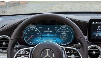 Protector de vidrio templado Pixsel en el panel de instrumentos MERCEDES BENZ C-CLASS - 12.1“ 2018 - 2020