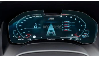 Protector de vidrio templado Pixsel para el panel de instrumentos con cámara BMW 8 / M8 - 13.9“ 2018 - (G14, G15, G16 / F91, F92, F93)