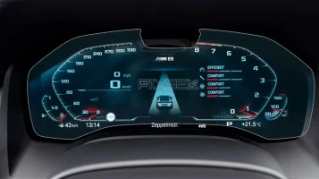 Protector de vidrio templado Pixsel para el panel de instrumentos con cámara BMW 8 / M8 - 13.9“ 2018 - (G14, G15, G16 / F91, F92, F93)