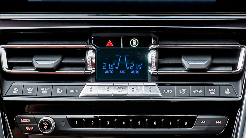 Protector de vidrio templado Pixsel para el control del clima BMW 8 / M8 - 2.9“ 2018 - (G14, G15, G16 / F91, F92, F93)